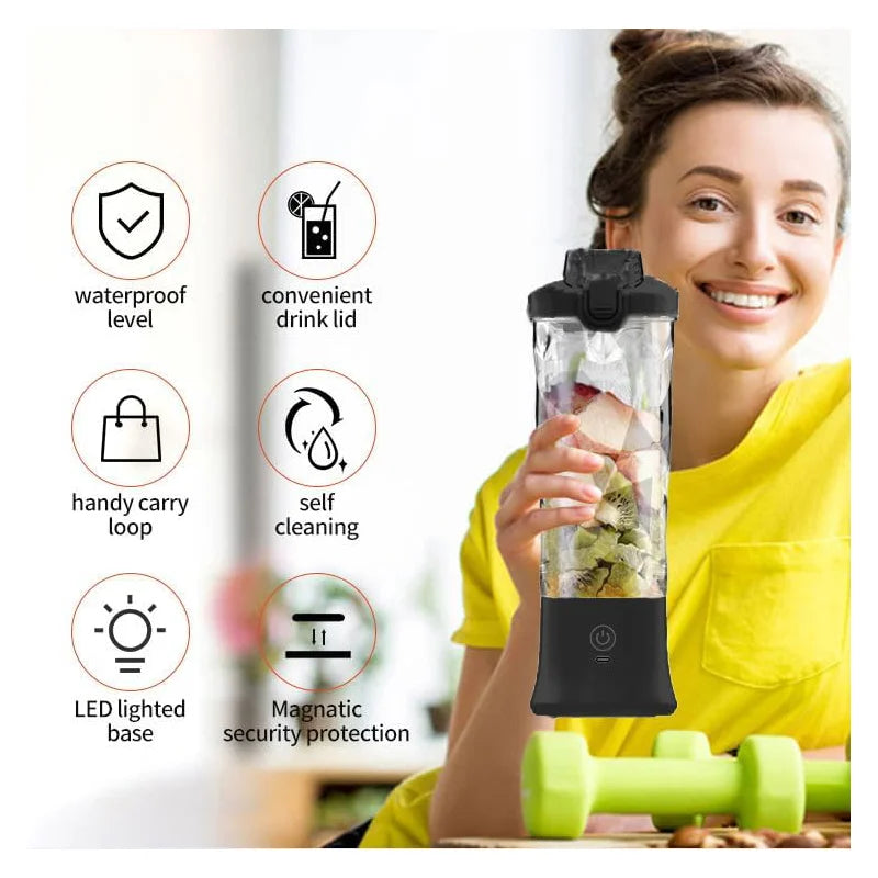 Portable USB Blender – Make Smoothies Anywhere in 30 Seconds