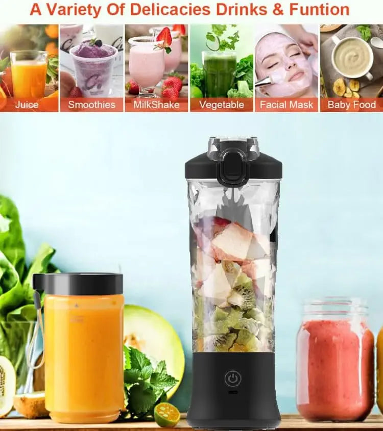 Portable USB Blender – Make Smoothies Anywhere in 30 Seconds